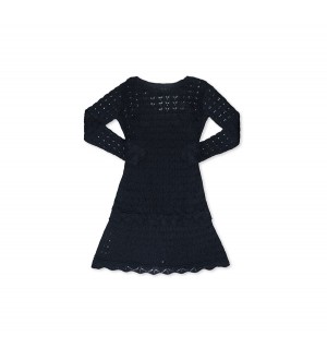 Vestido Tricot | Cor: Preta