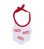 Conjunto de body papai noel com babador | Cor: Vermelho e branco